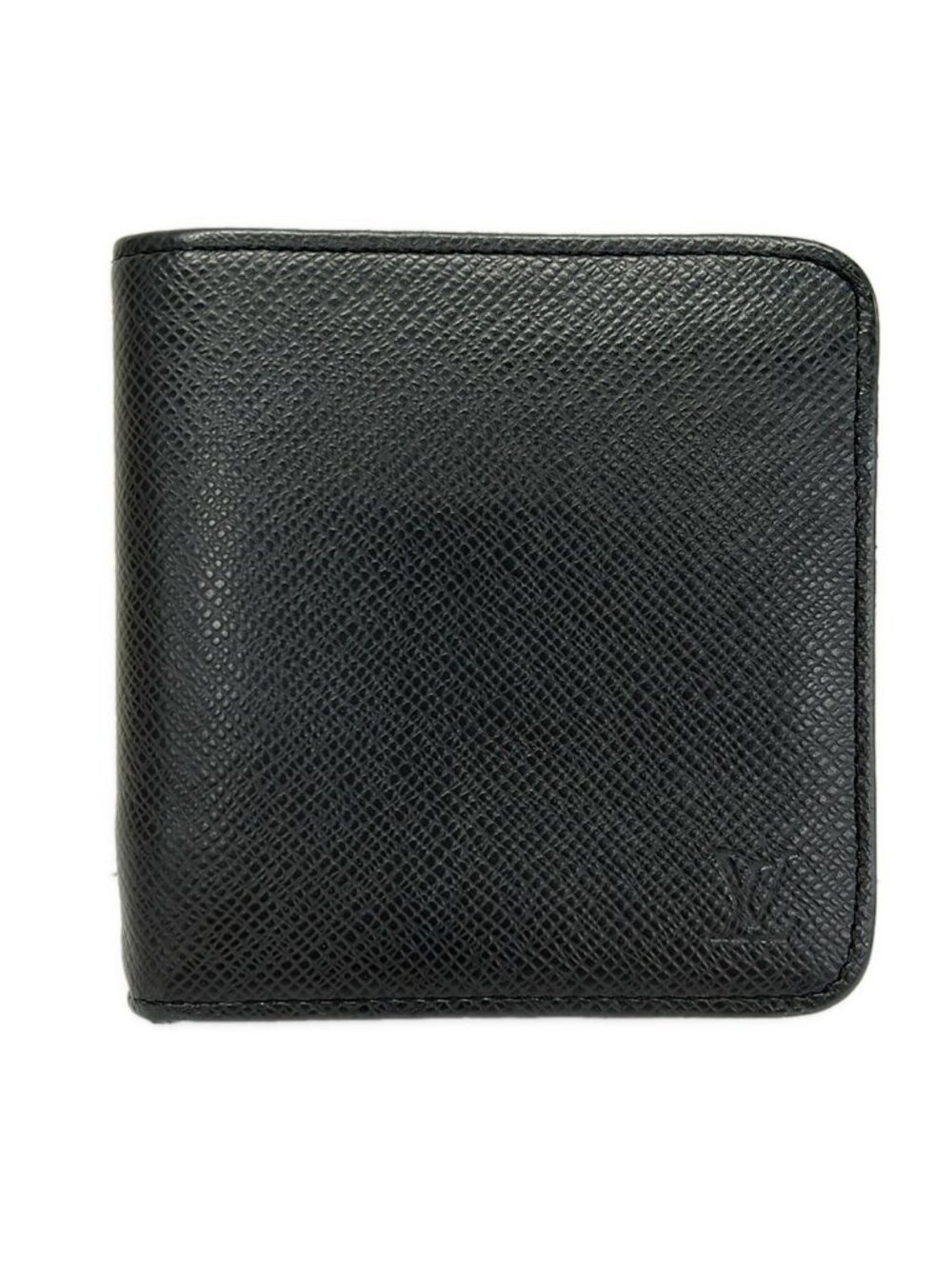 Louis Vuitton Bifold Wallet Taiga Portefeuille Monnaie Zip Ardoise